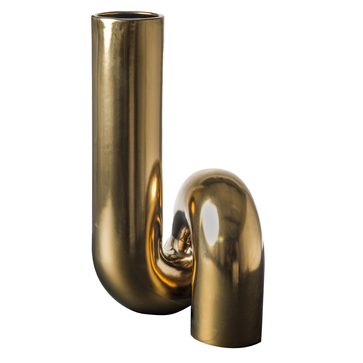 pols potten yourtube vase gold 95907