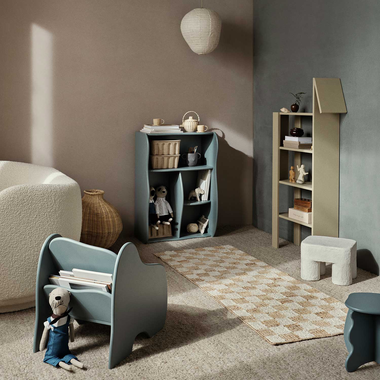fermLIVING Loungesessel Kinder Slope 101949