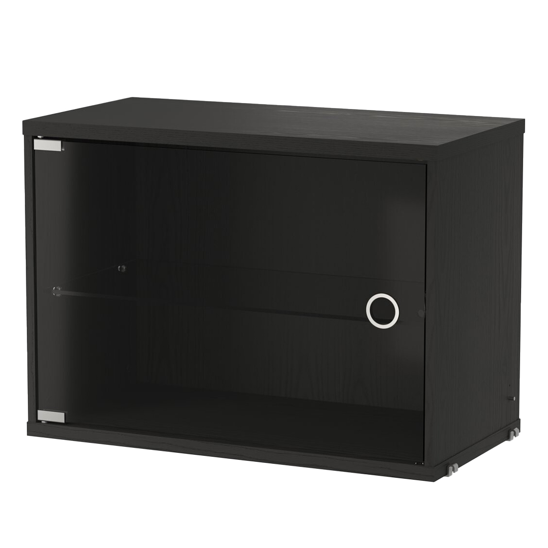 string vitrinenschrank 58cm schwarz 99571