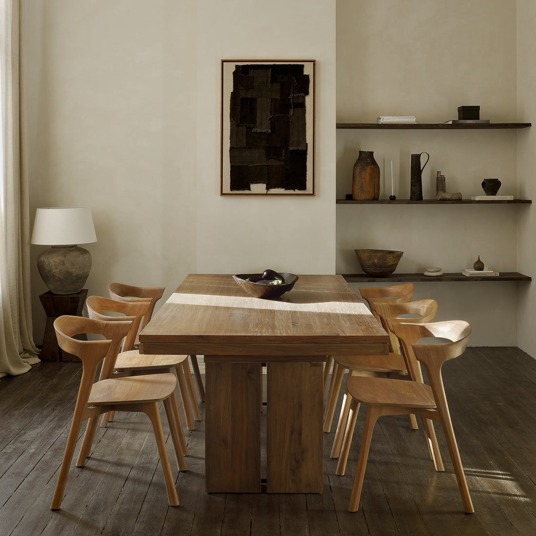 ethnicraft double teakholz tisch ambiente ausziehbar 88791