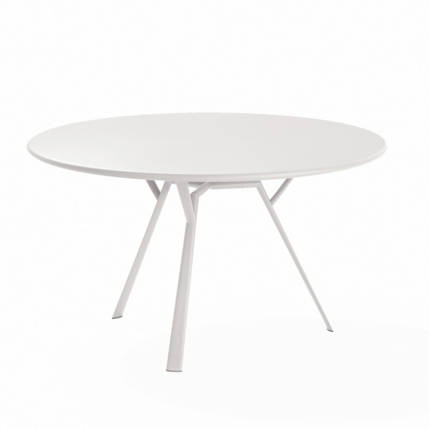 fast quadra tisch 130 rund weiss 70936