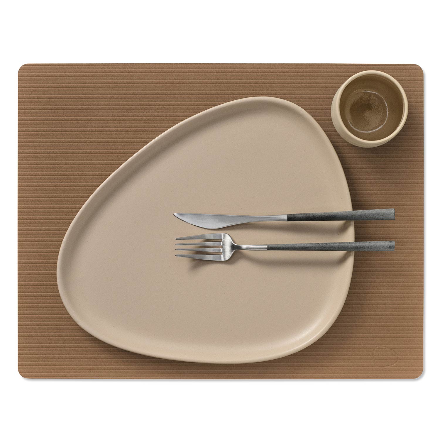 LIND DNA - Square L Corduroy Tischset braun