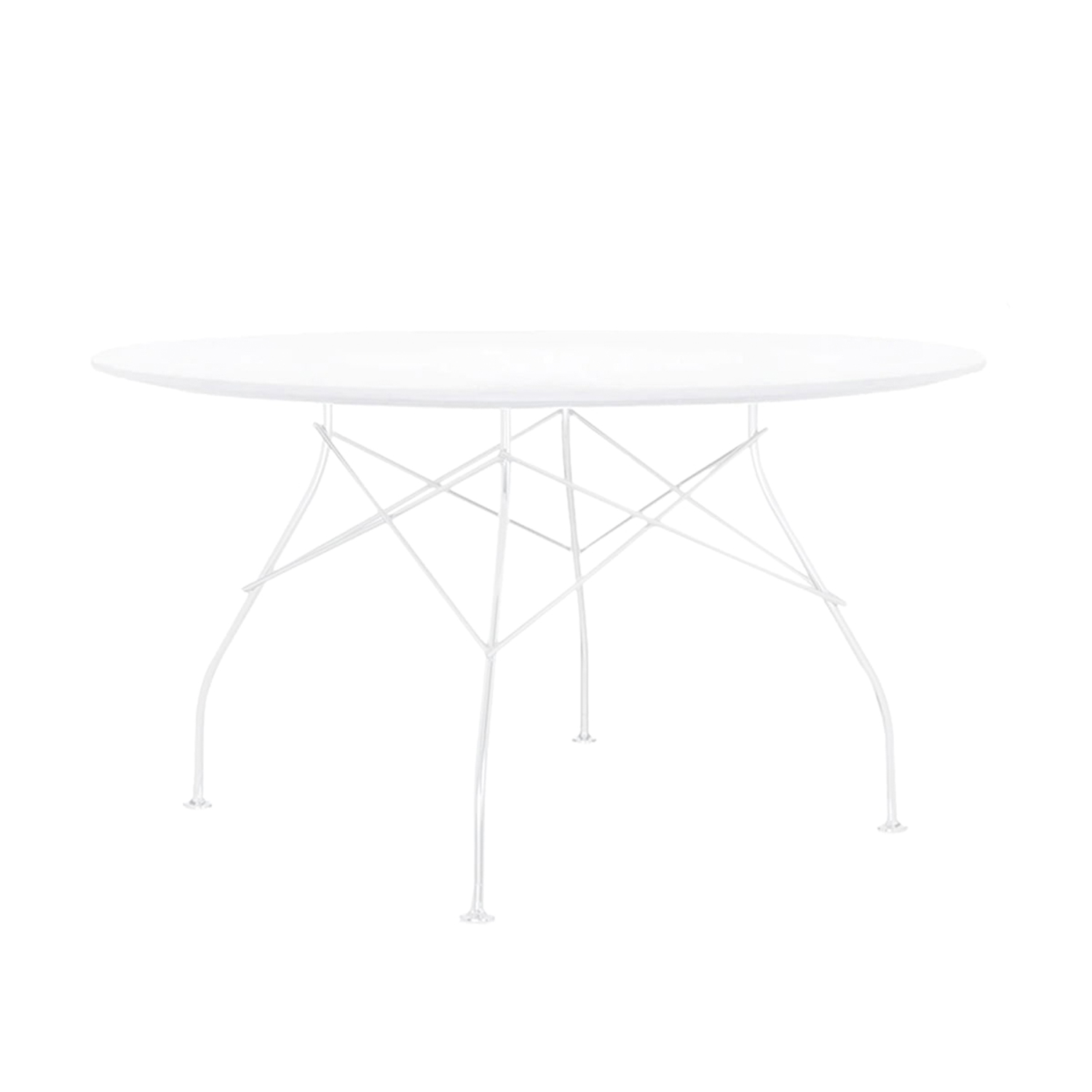 glossy outdoor tisch weiss kartell 79102