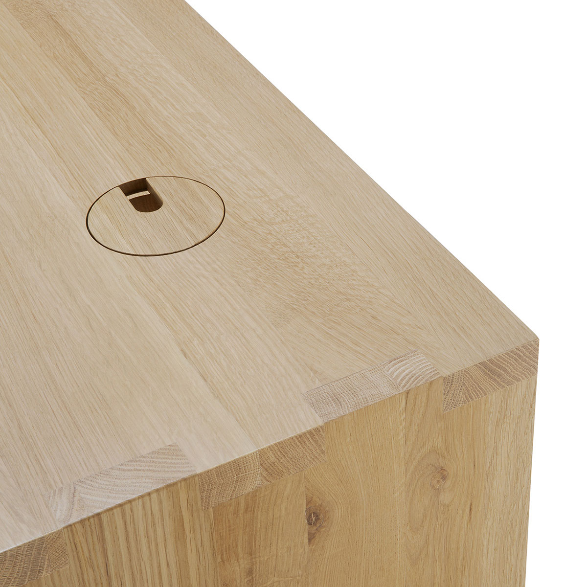 ethnicraft u schreibtisch eicche kabel 98771