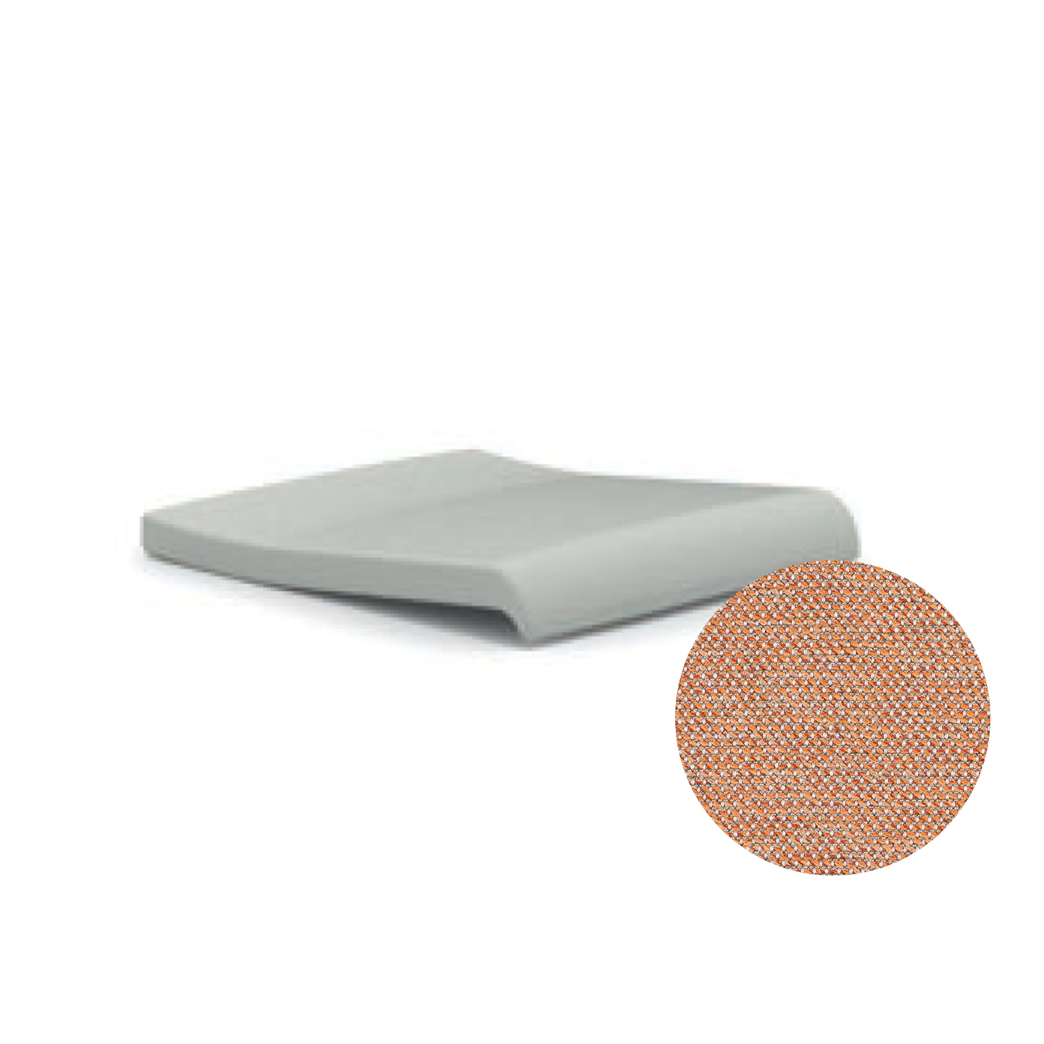 Vermobil - Sitzkissen Verdea Stuhl/Armlehnstuhl kupfer