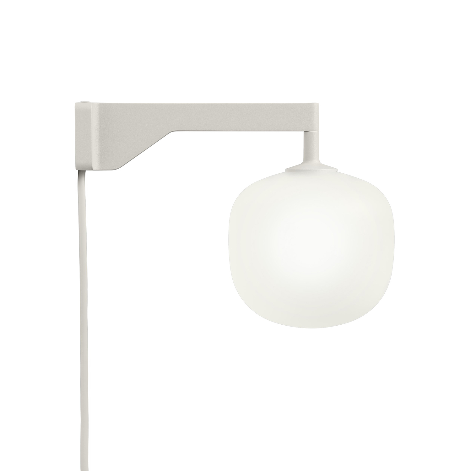muuto rime wall lamp wandleuchte grau 65461