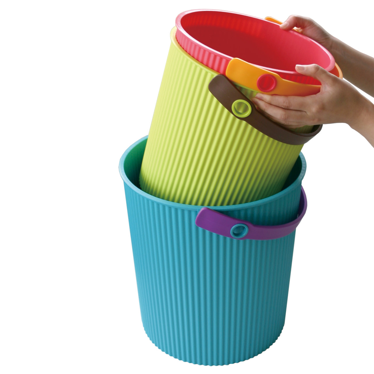 Hachiman- Omnioutil Eimer mit Deckel 20 l flamingo