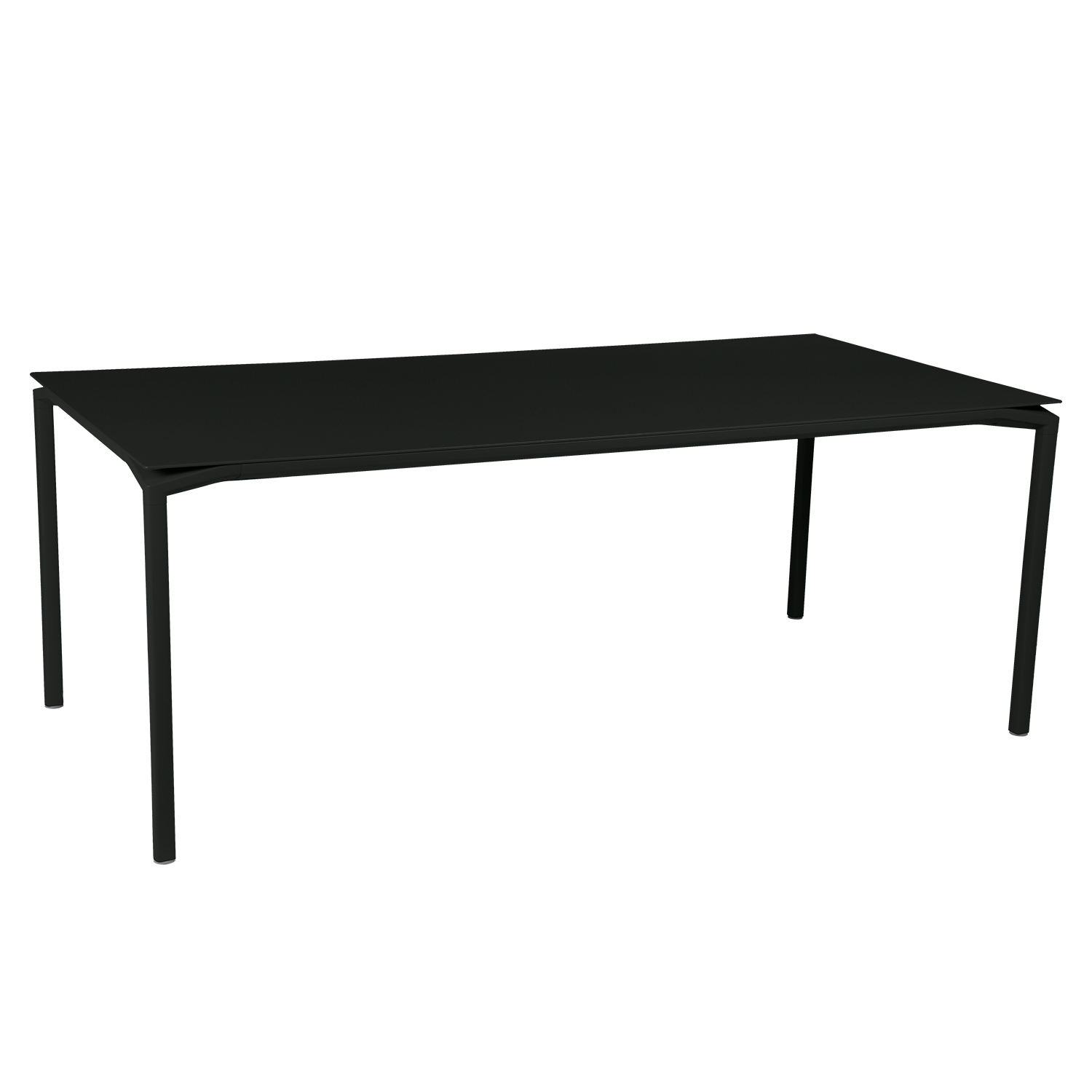 fermob calvi tisch 195x95cm lakritze 874042 105583