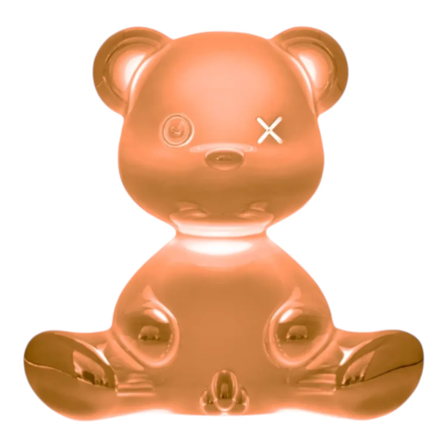 Qeeboo - Teddy Boy Leuchte Metal Finish mit Kabel kupfer