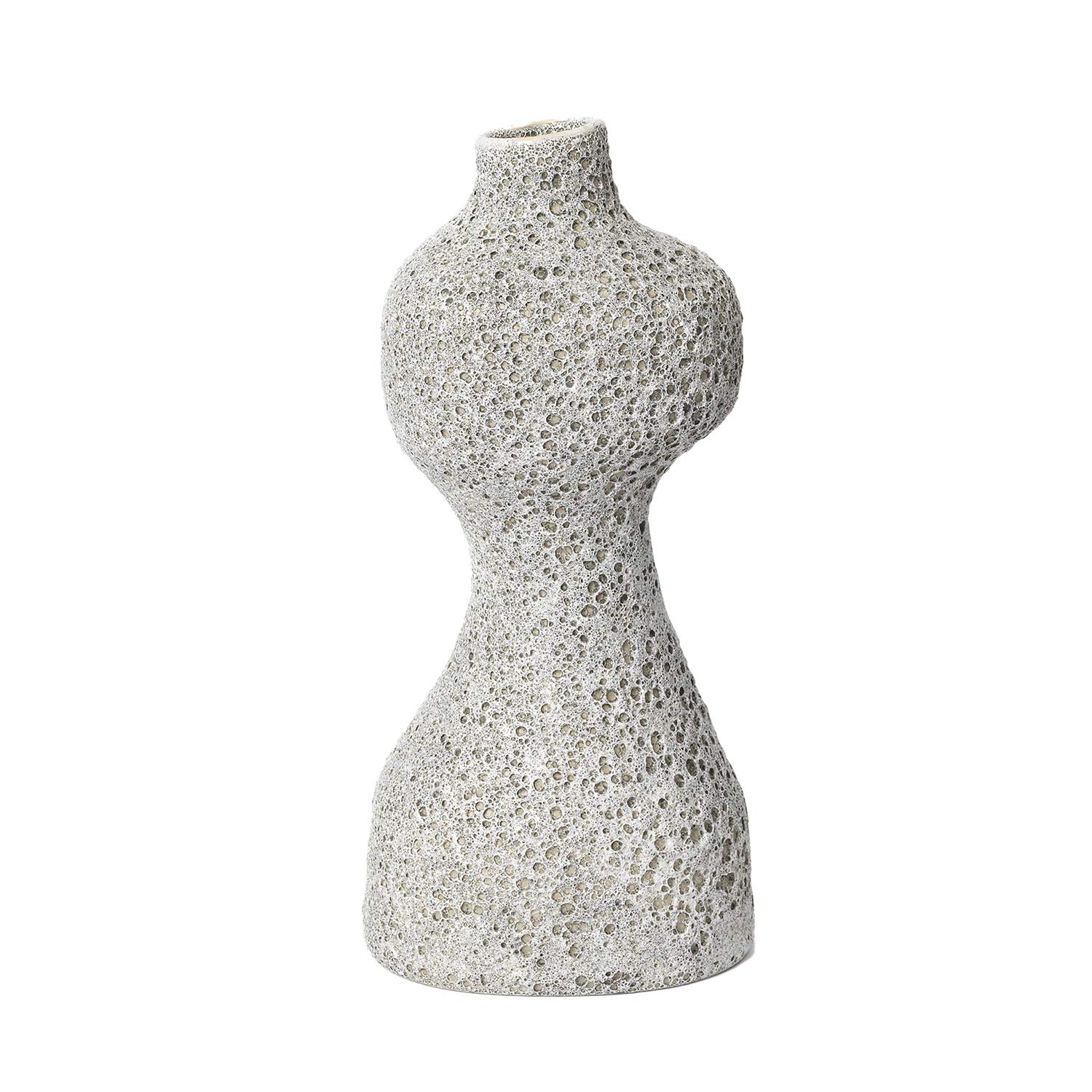 ferm living yara vase grey pumise medium 96437