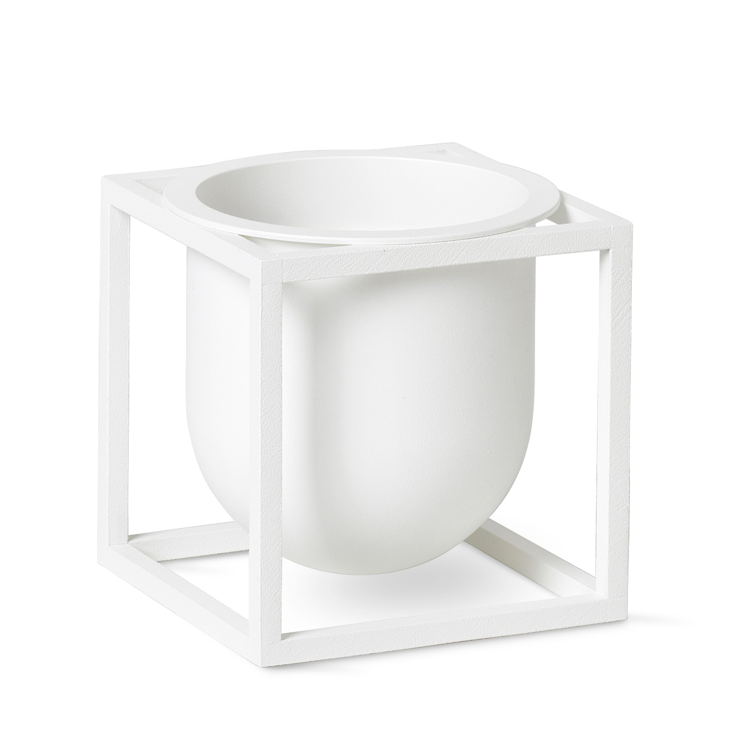 byLassen Kubus Flowerpot 10 white
