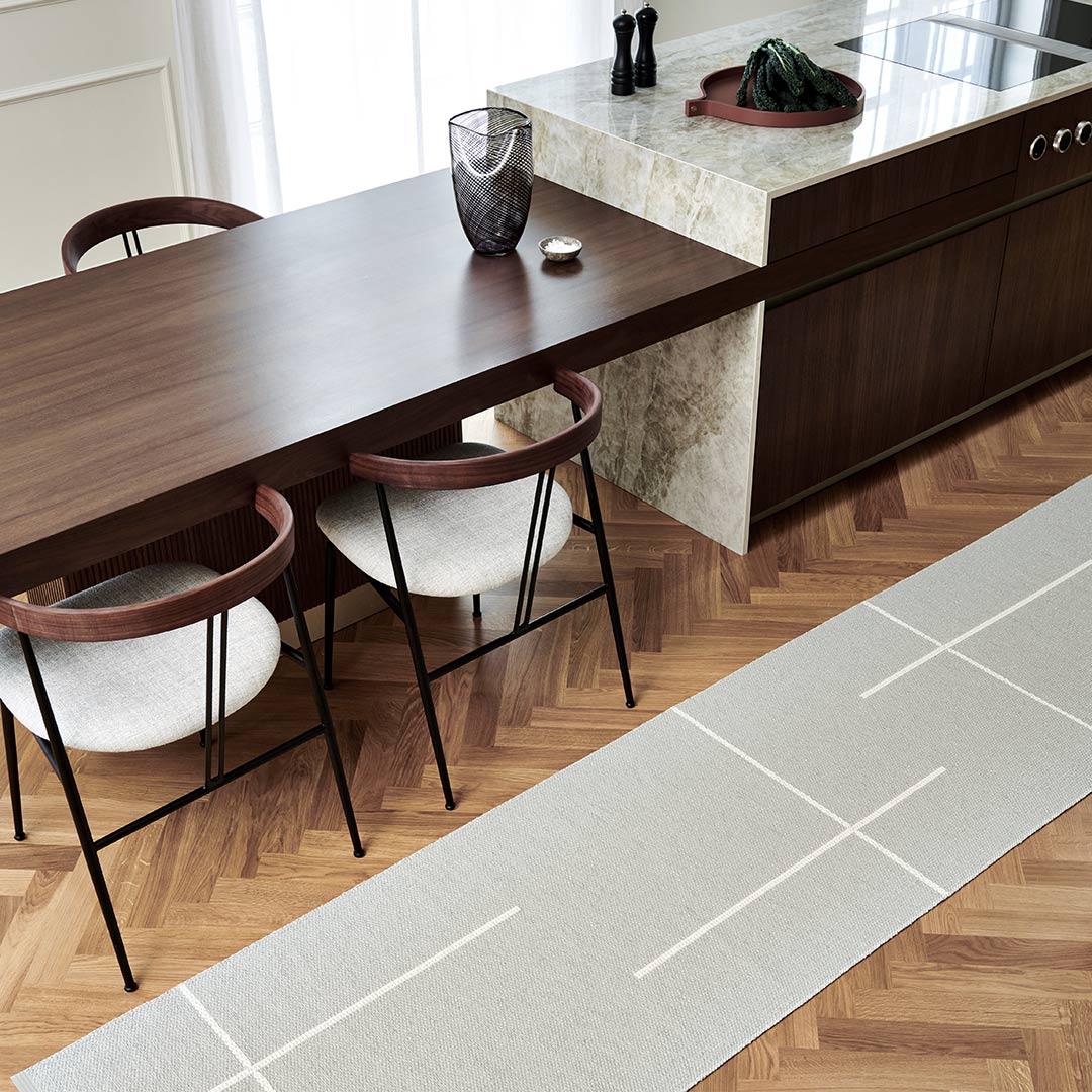 pappelina fred teppich leinen 78895