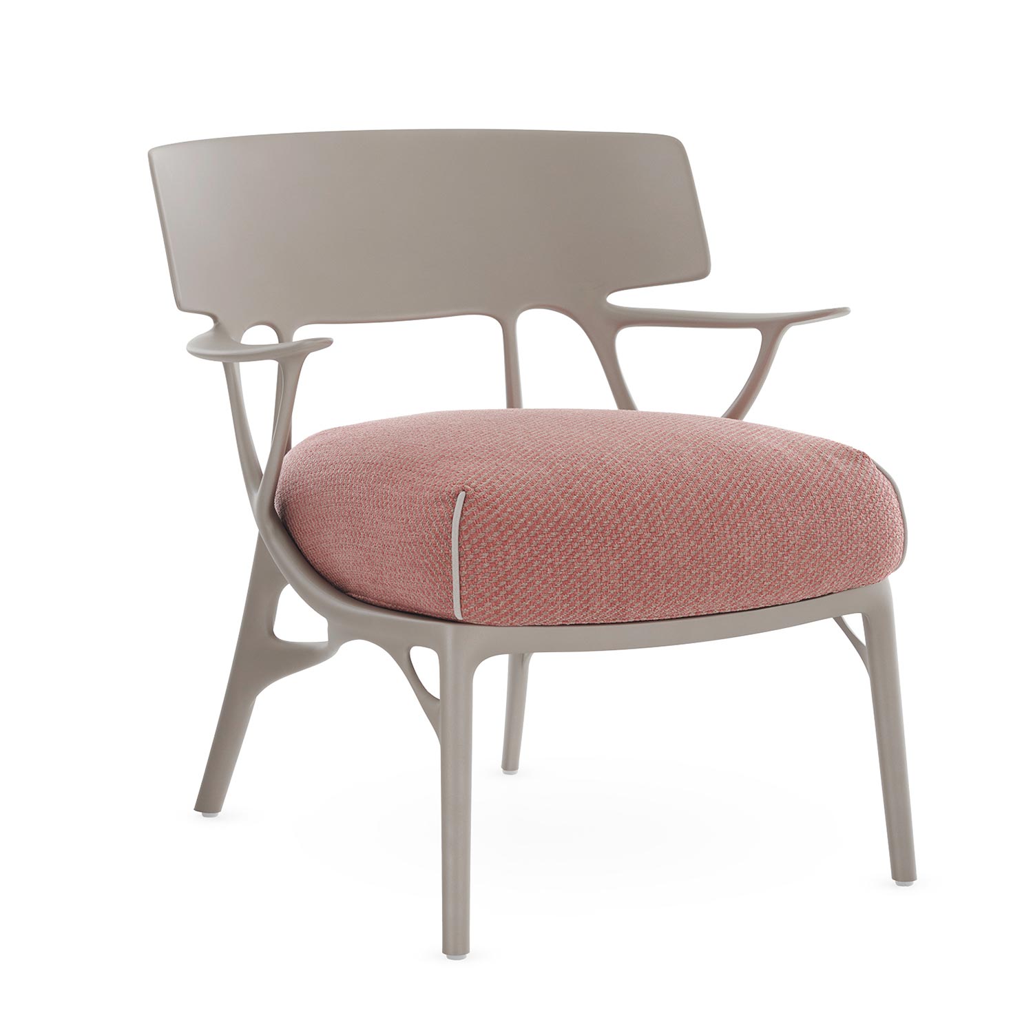 Kartell - A.I. Lounge Outdoor Sessel rostgrau