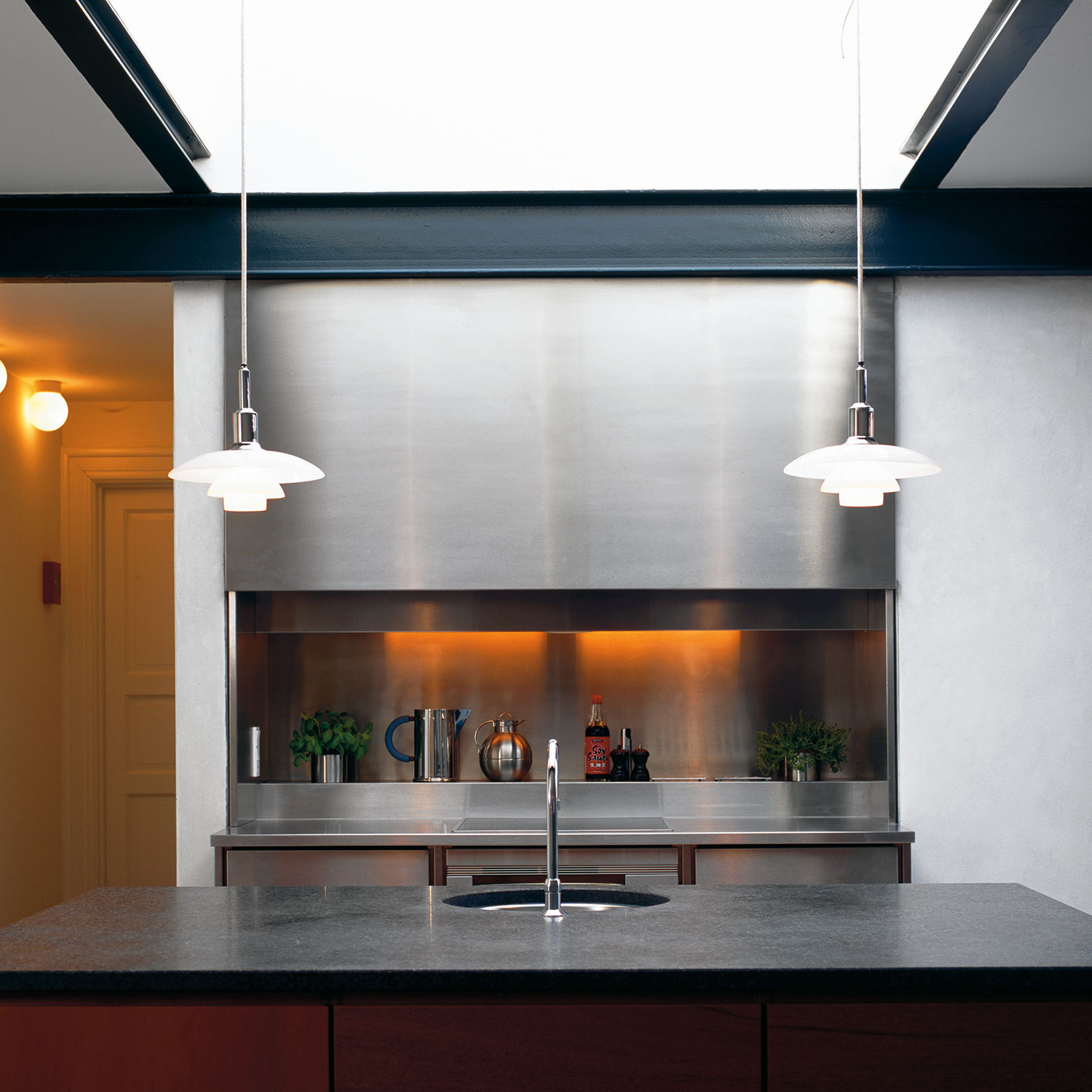 Louis Poulsen PH 3 2 Pendelleuchte chrome in kueche 106132