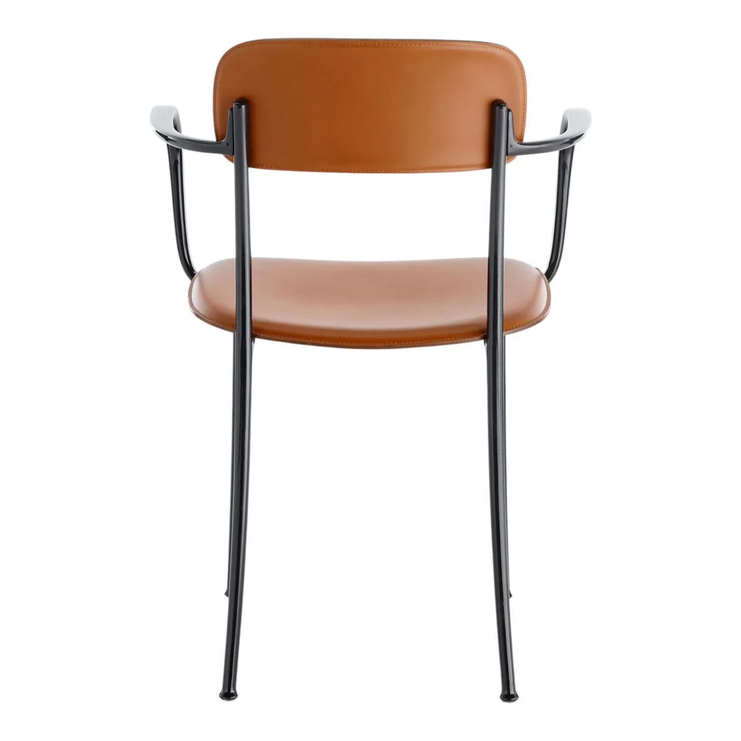 Kartell - Savoia Kleiner Ledersessel Leder/anthrazit