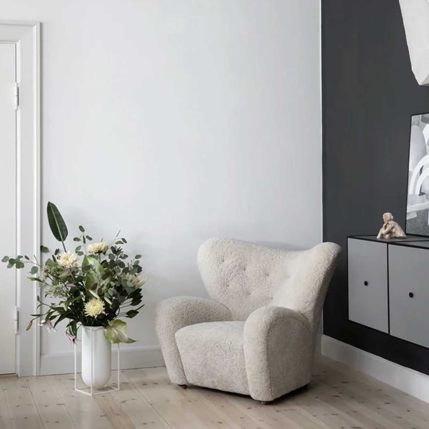 Audo - The Tired Man inkl. Fußteil Moonlight Dark Oak