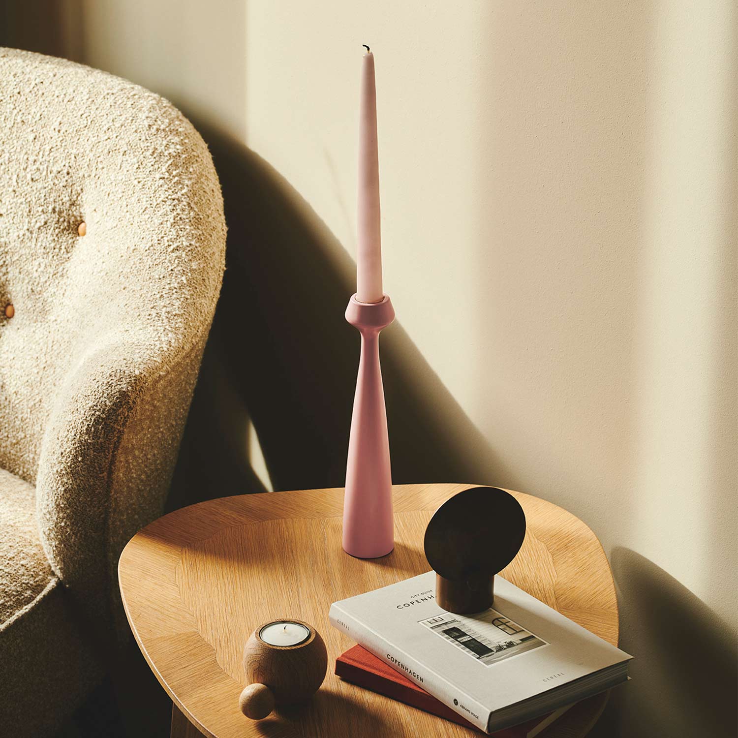 applicata blossom kerzenhalter warm rose 80245