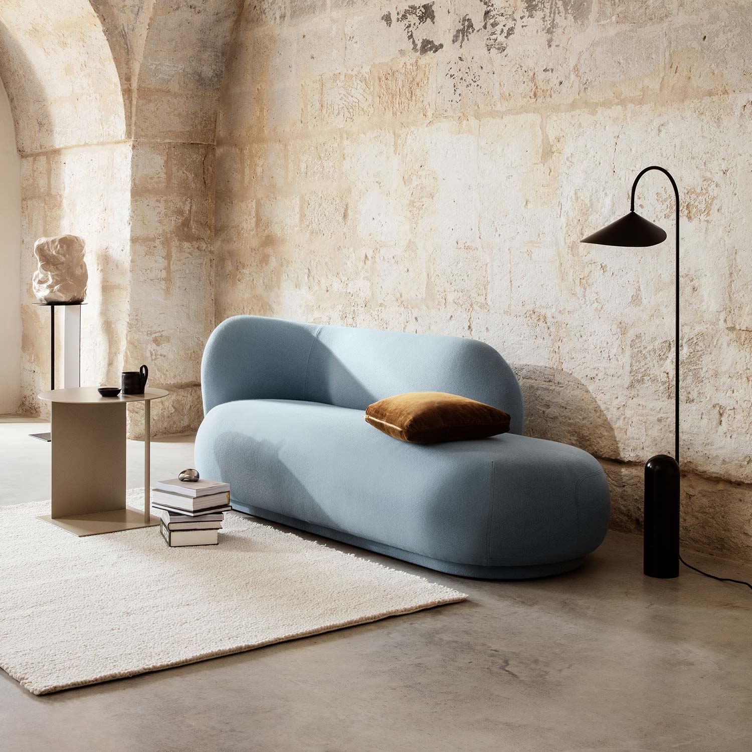 arum floor lamp schwarz sofa ferm living 60326