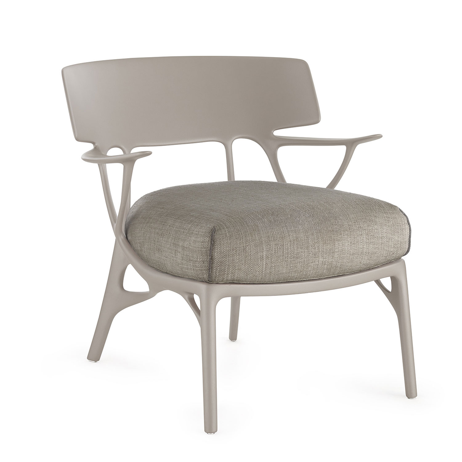 Kartell - A.I. Lounge Panamino Basic Sessel grau-grau