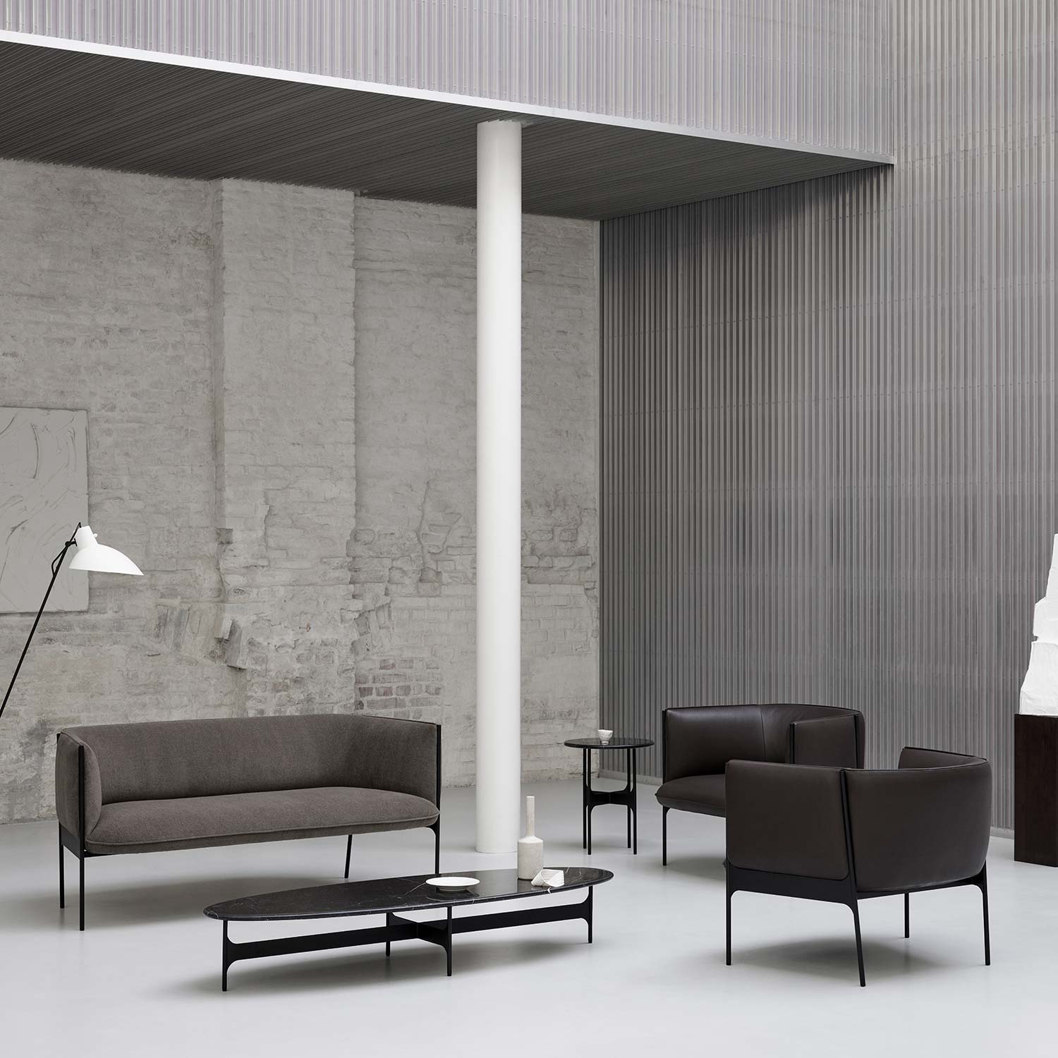 wendelbo sepal sessel parma mocca seitlich 94511