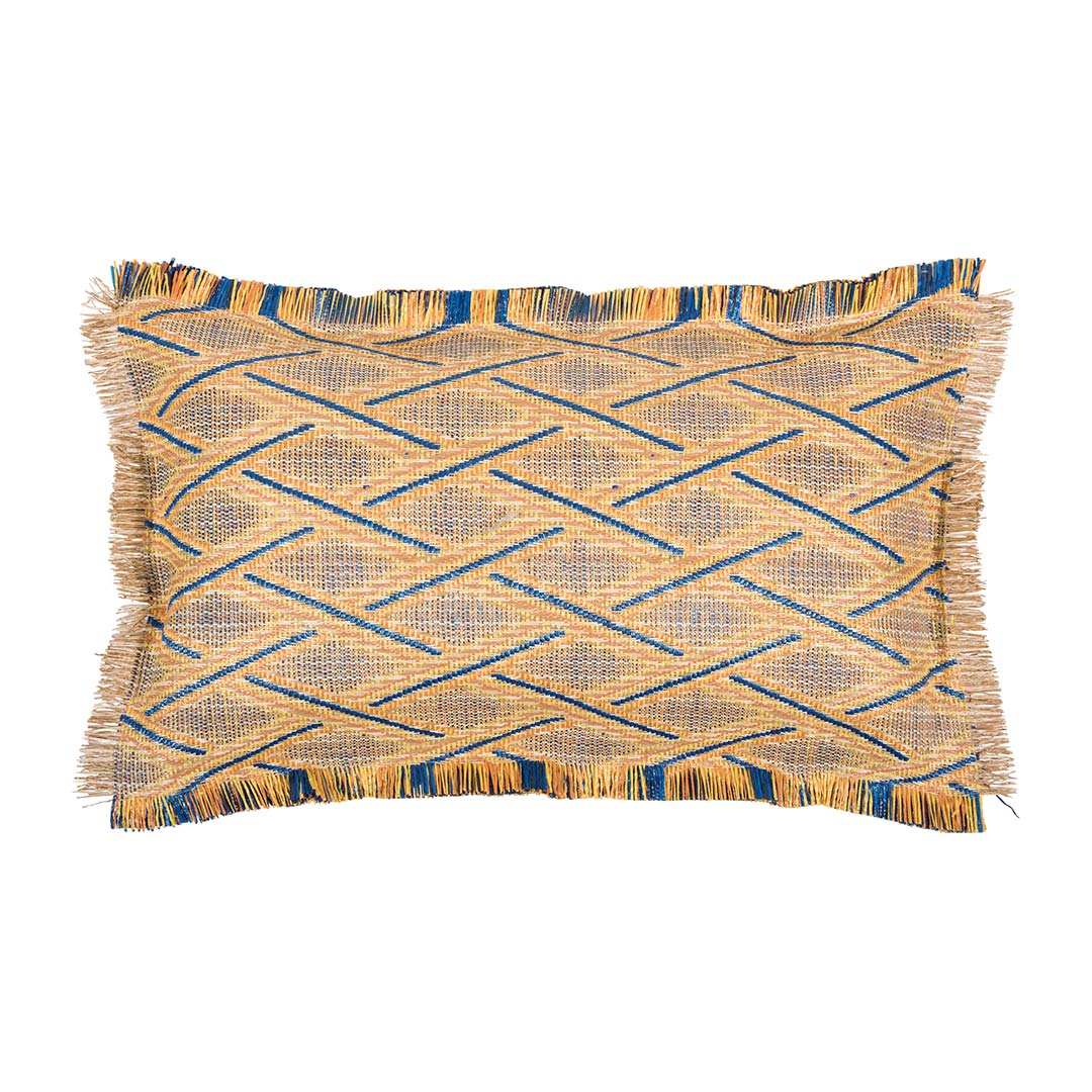 pad tulum kissenhuelle 30 50 yellow blue 65876