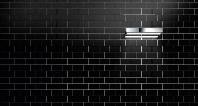 Decor Walther Leuchten BOX LED Wandleuchte 2700K an Wand