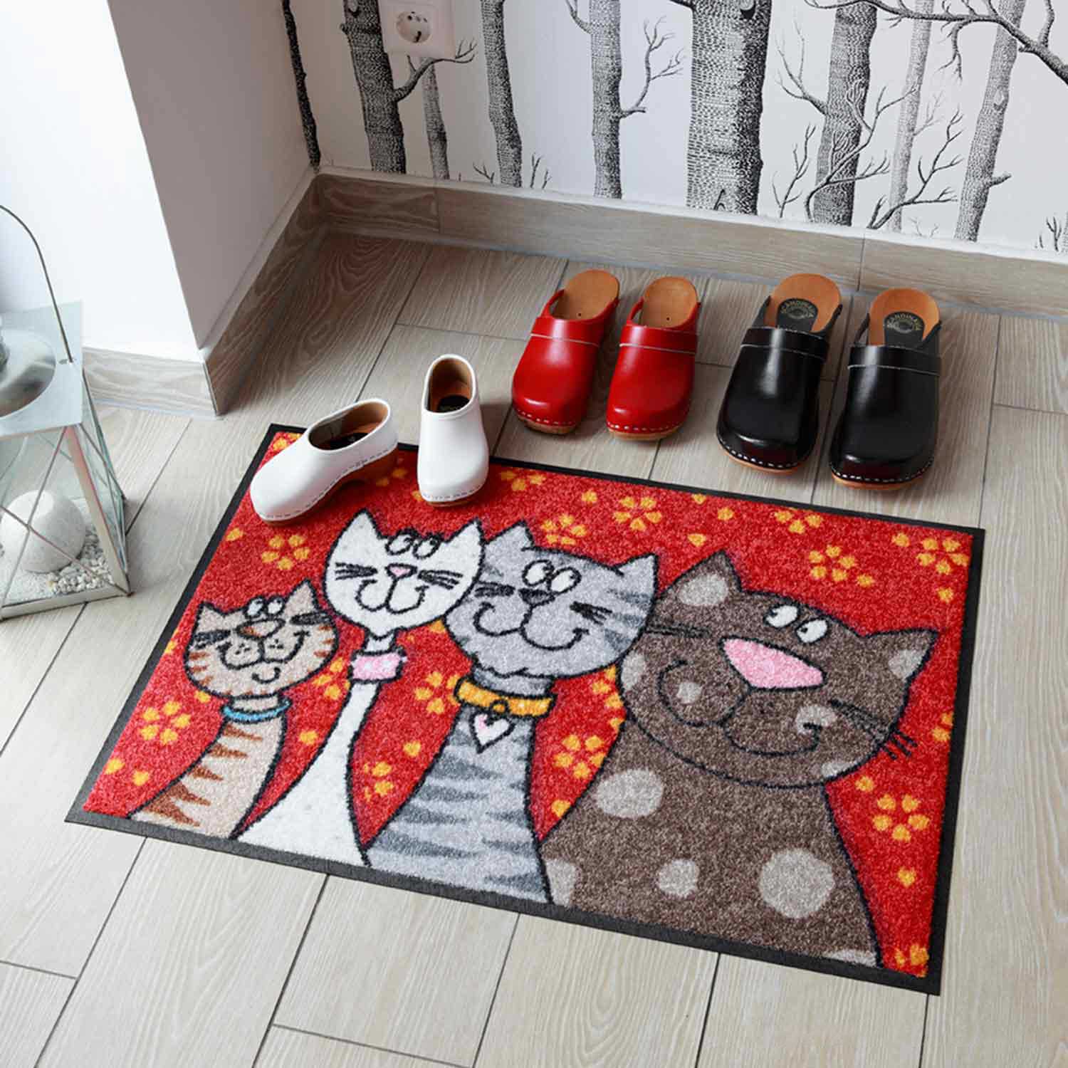 salonloewe fumatte katzenfamilie 50x75 2 24376