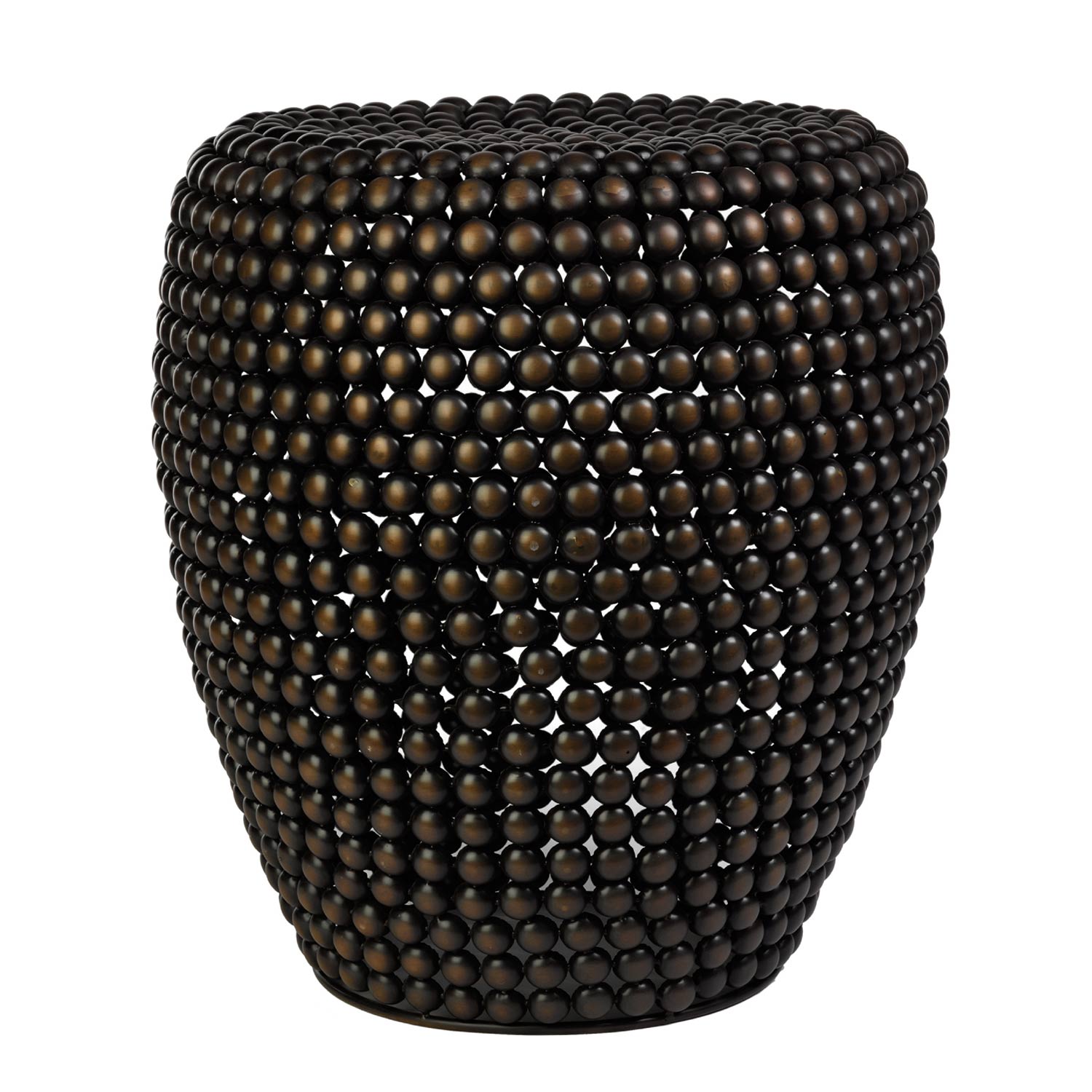 pols potten dot hocker dunkelbraun 94903