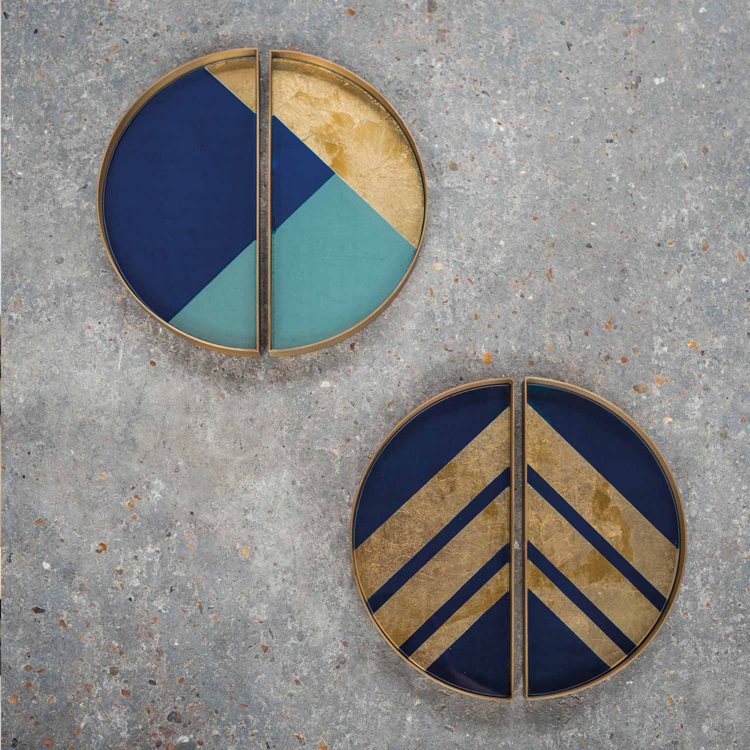 ethnicraft geometric glastablett beide von oben 84483