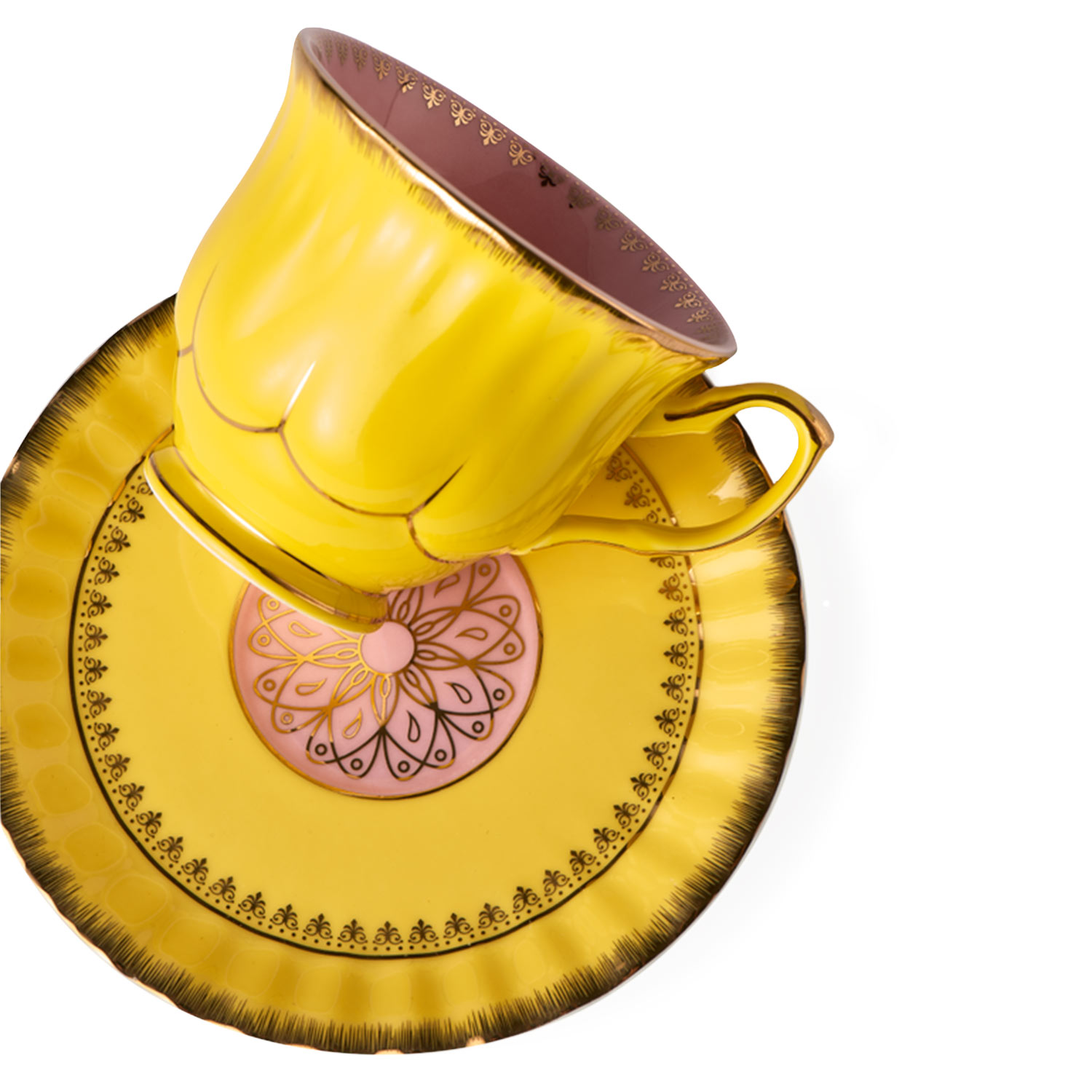 pols potten grandpa teetassen gelb liegend 95858