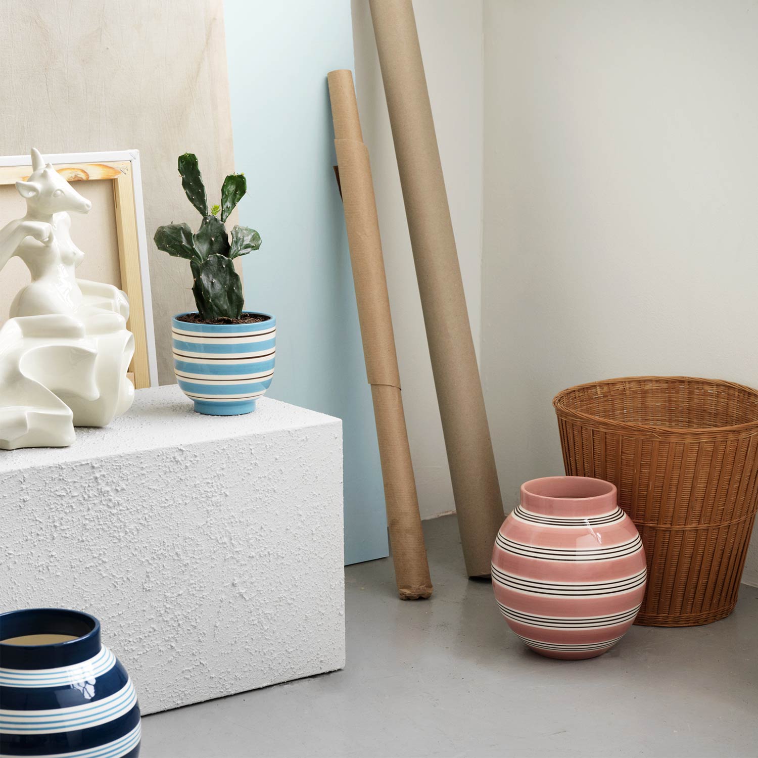 kaehler omaggio nuovo vase uebertopf 74121