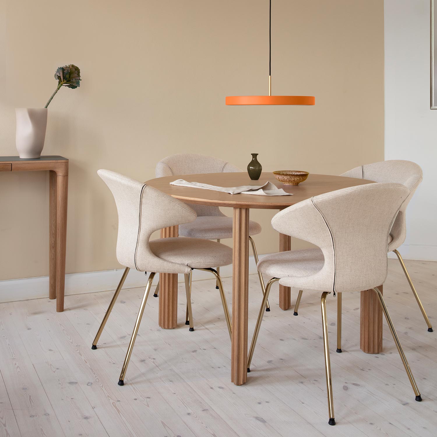 umage brass white sands time flies esszimmerstuhl 86774