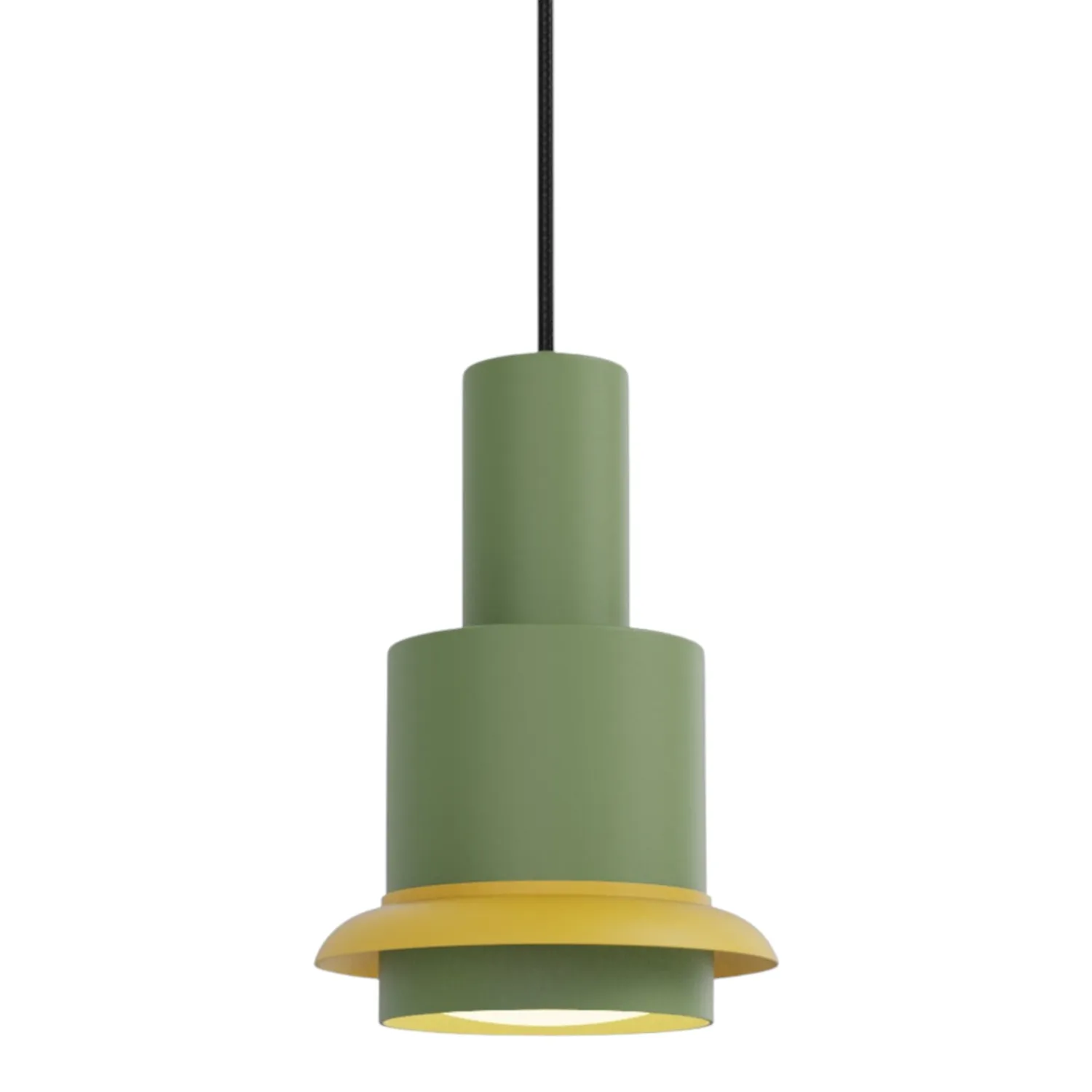 DCW - Chaumont Pendelleuchte Ø 19 cm grün gelb