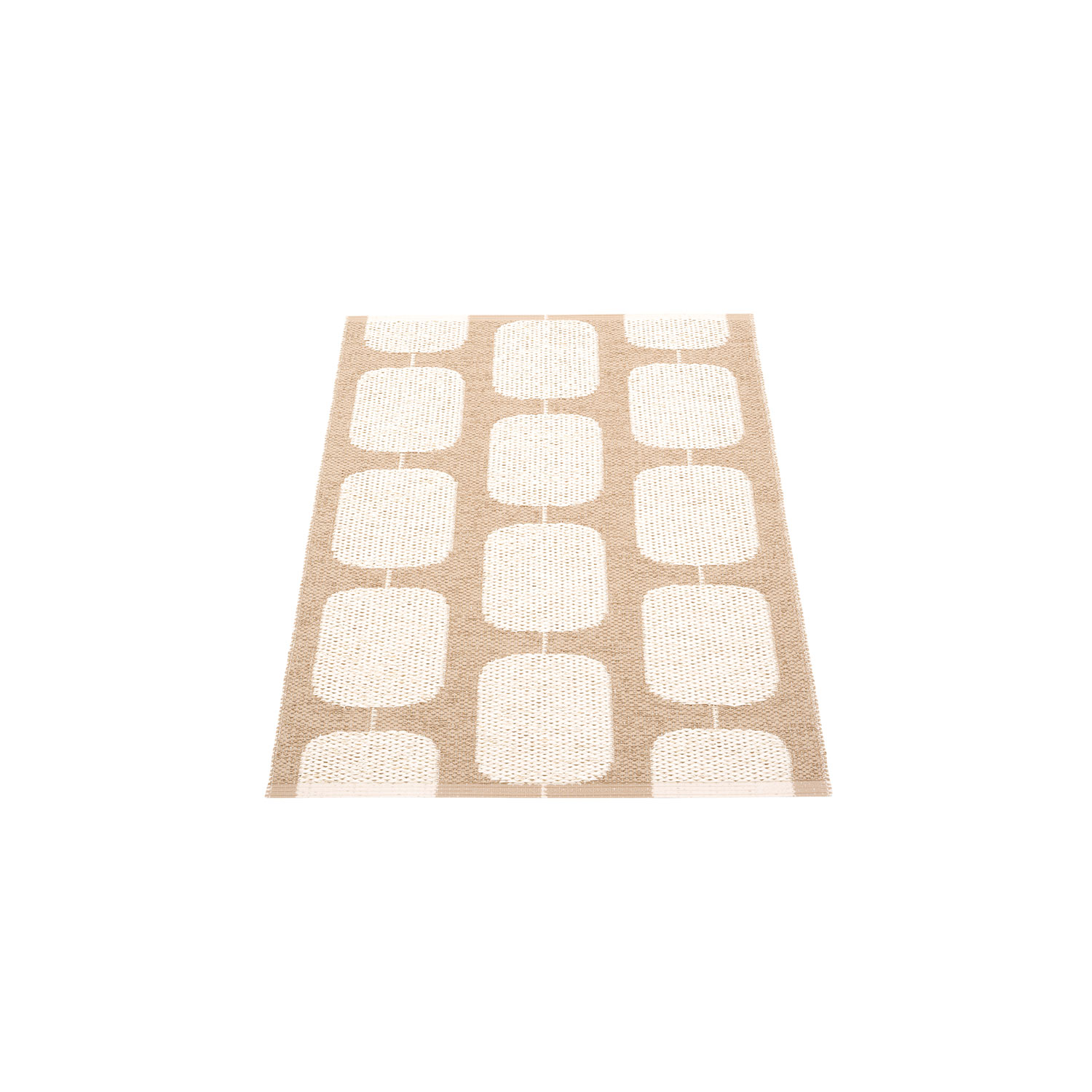 pappelina sten teppich light nougat vanilla 70 100 cm 78938