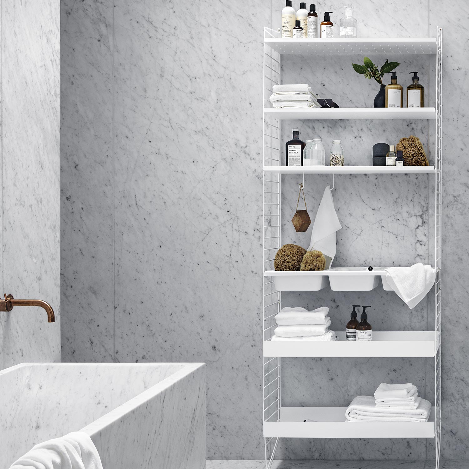 string regal bad weiss gross 71796