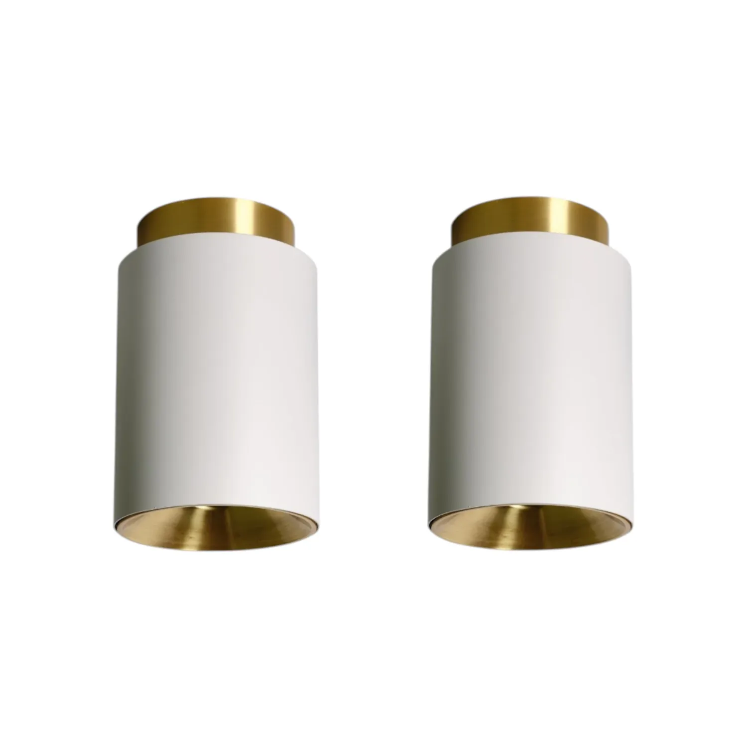 DCW - Tobo Deckenleuchte Ø 8,5 cm weiß/weiß 2er-Pack