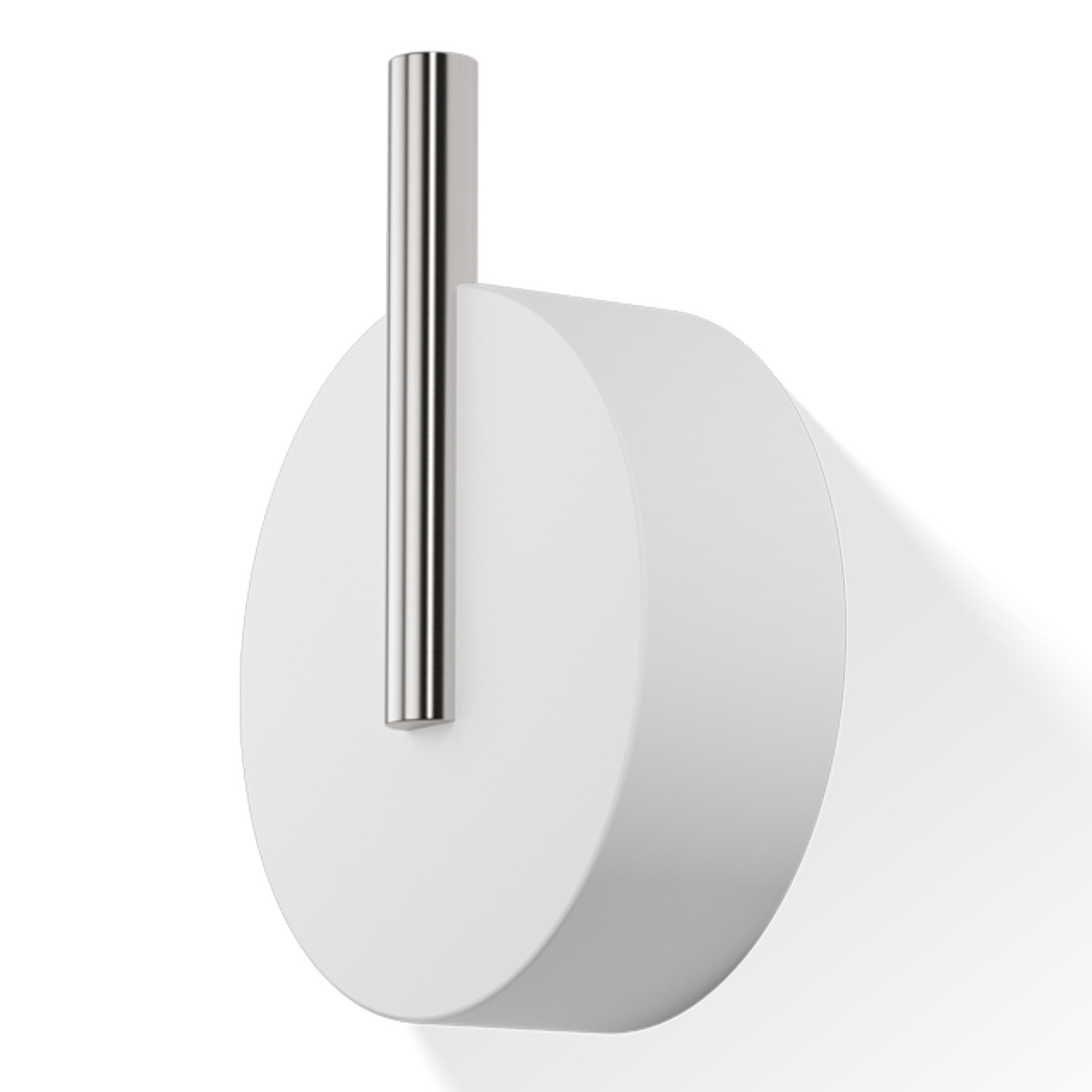 0972755 Stone Wandhaken gro Edelstahl matt wei Decor Walther