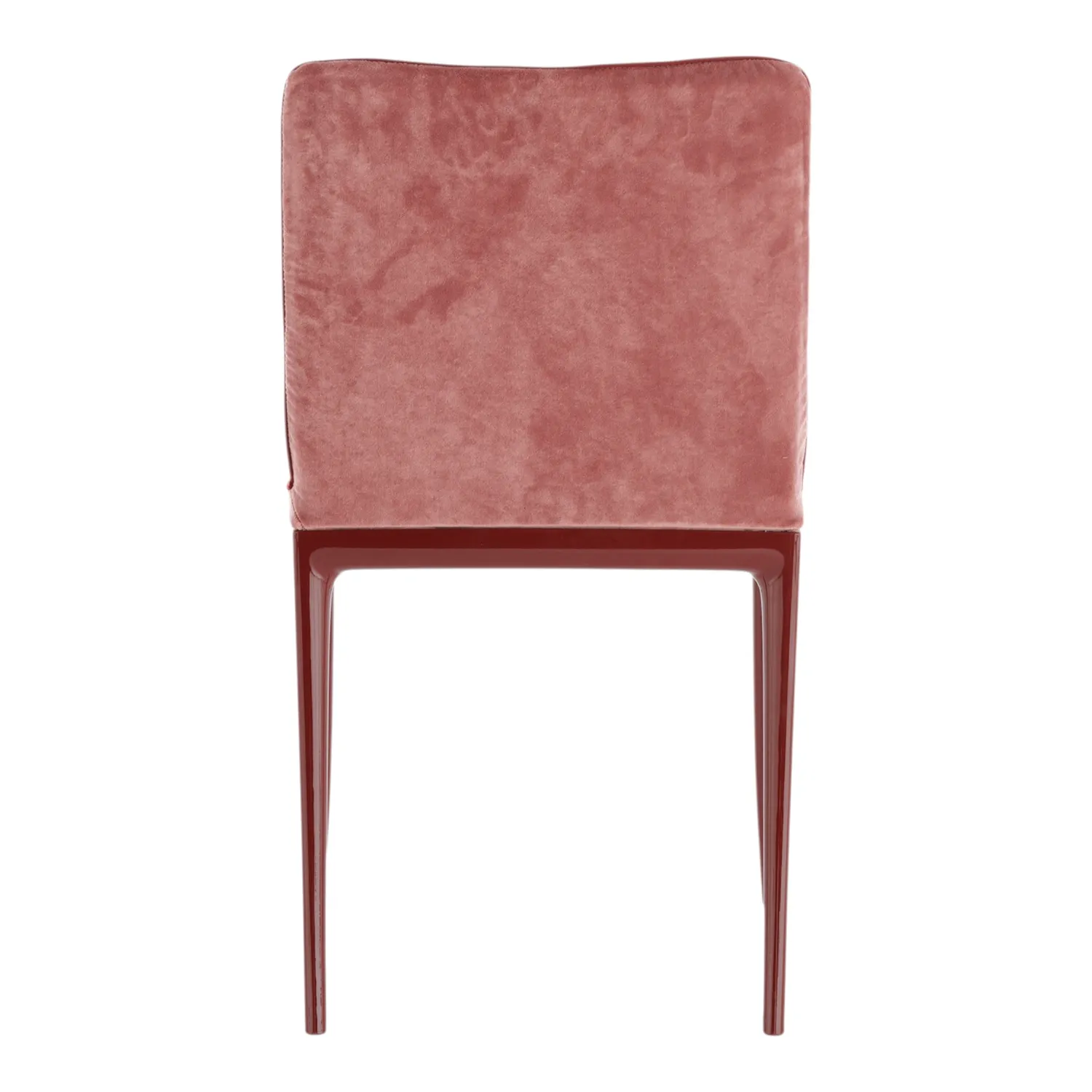 Kartell - Lillybet Stuhl Velvet burgundy/antikpink