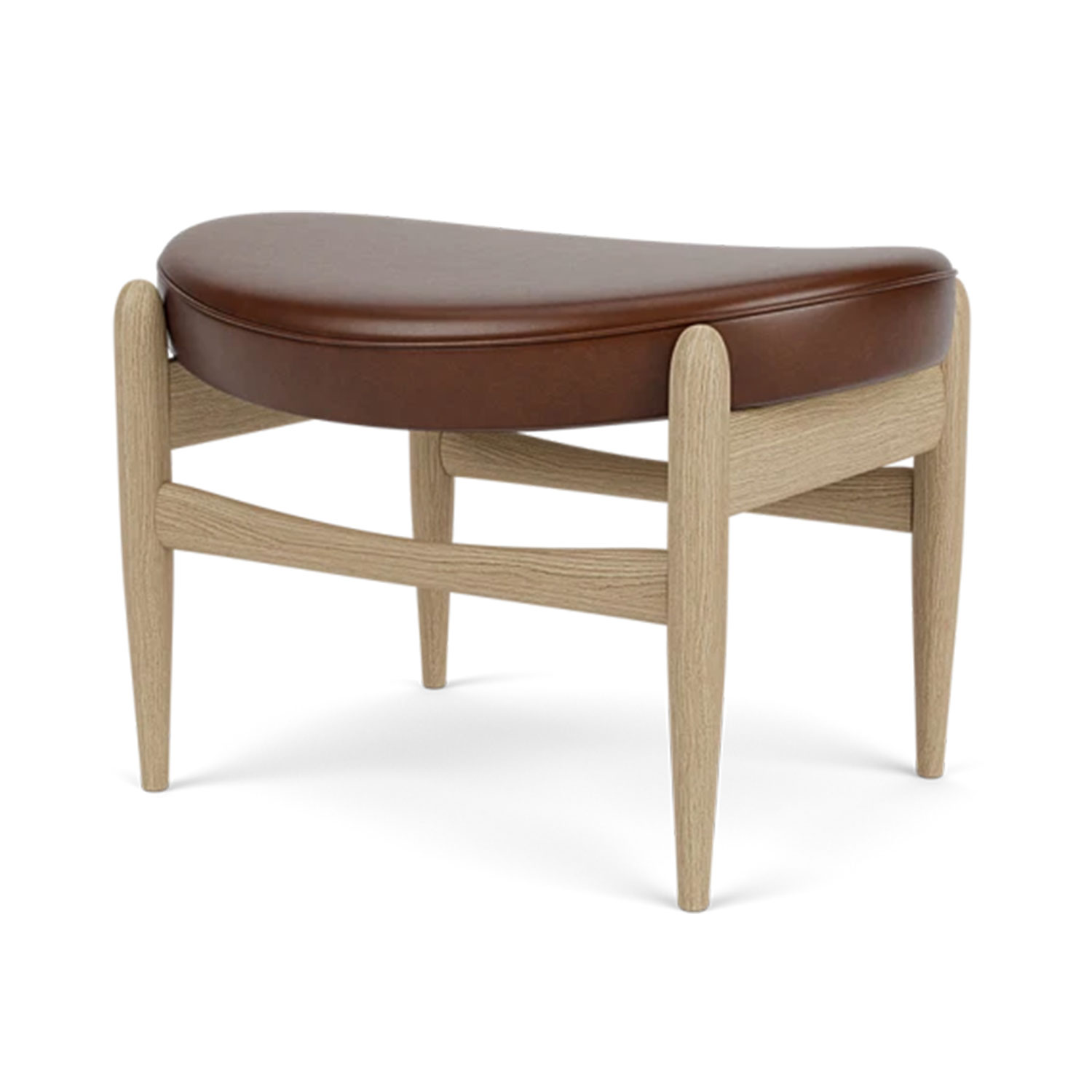 Audo - Elizabeth Fußteil Natural Oak/braun