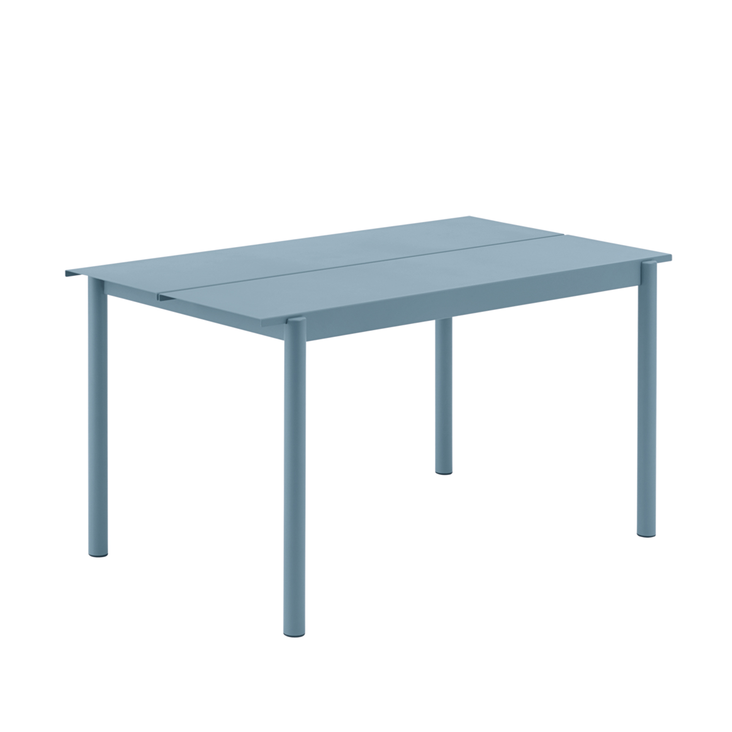 muuto linear steel table pale blue140 85143