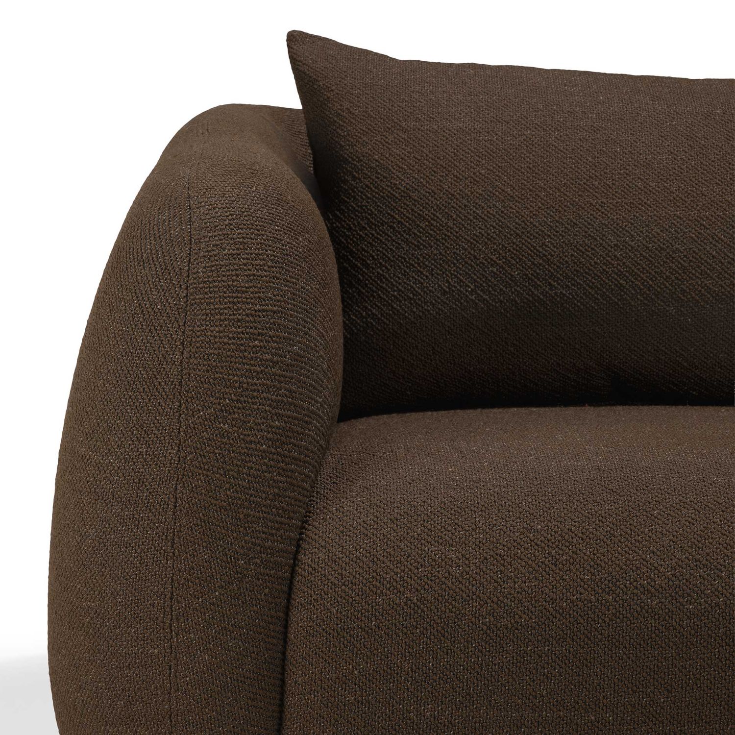 Ethnicraft - Figur Sofa 3-Sitzer chocolate
