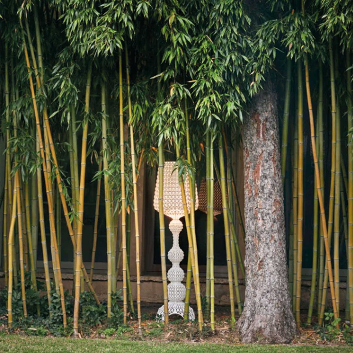 kartell kabuki outdoorleuchte led transparent 79088