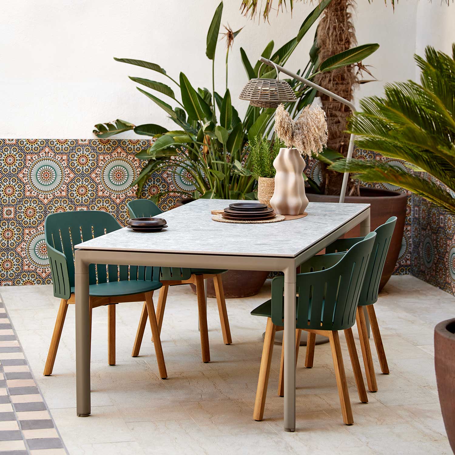 cane line choice sessel taupe gruen 98629