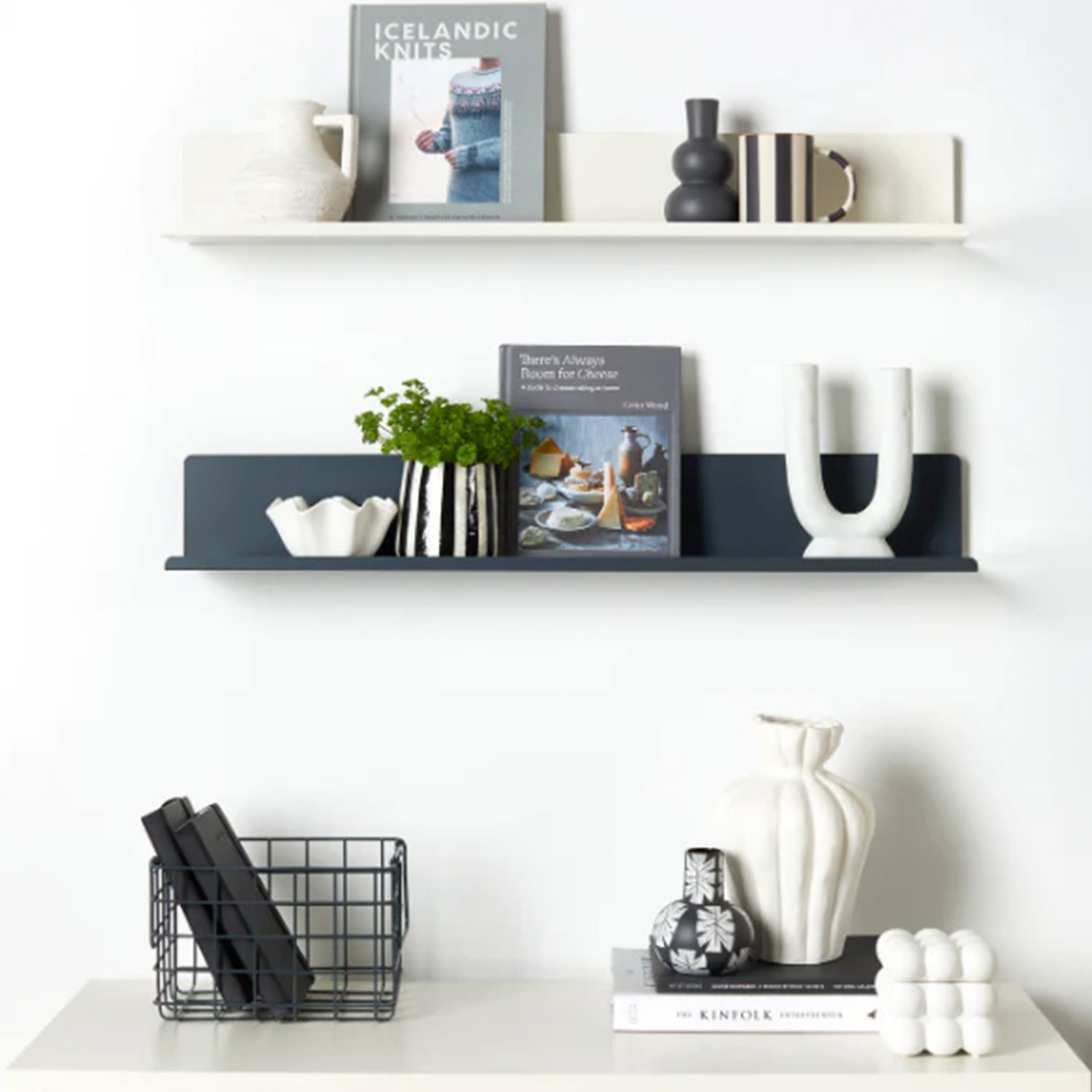 Mustard Made the ledge shelf large chalk Ambiente 104602