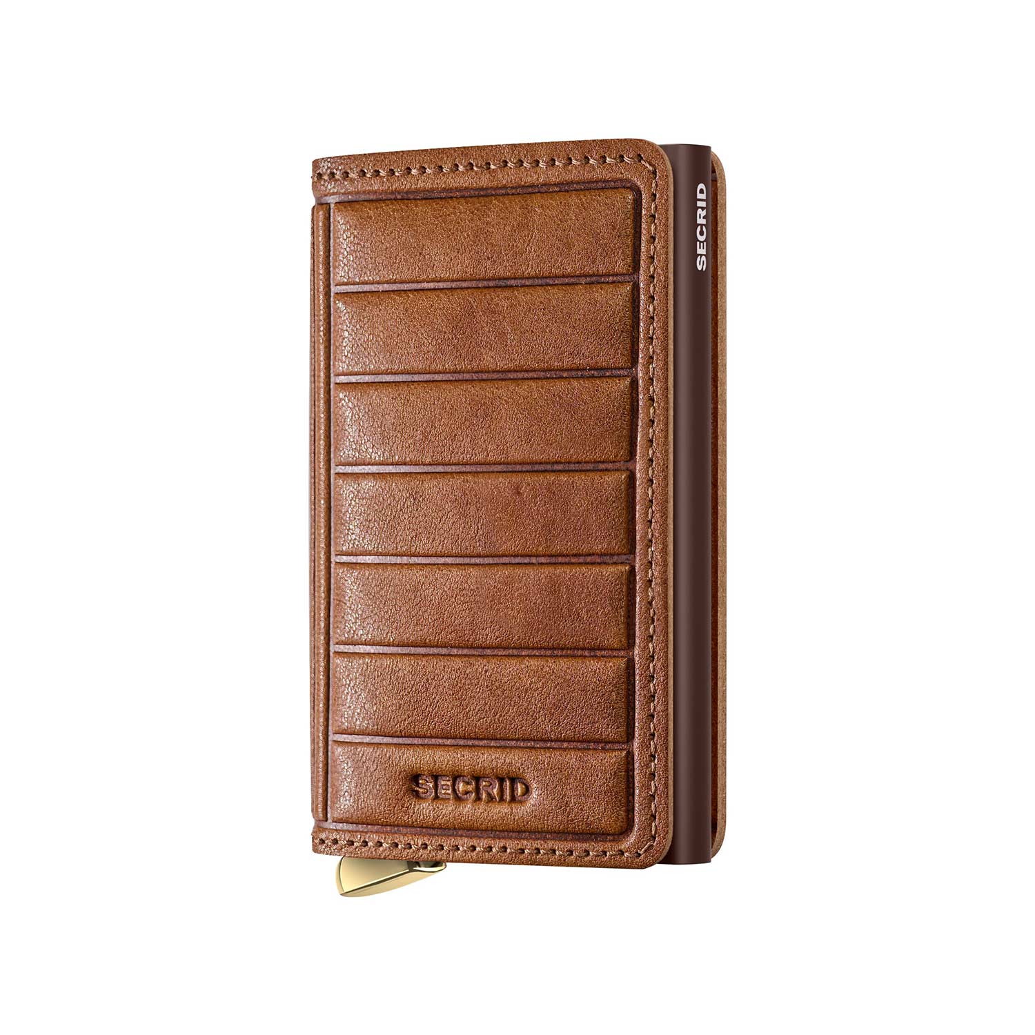 Secrid - Premium+ Slimwallet Emboss Lines cognac