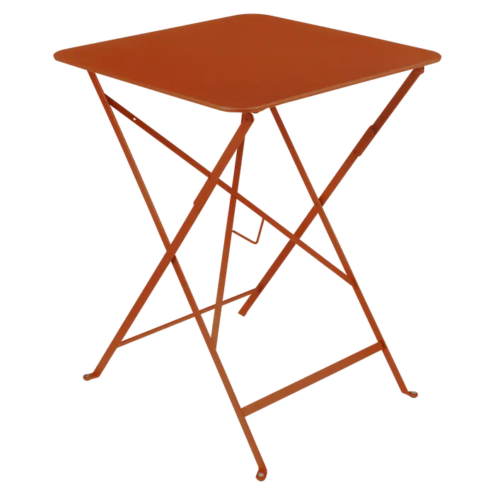 fermob bistro tisch 57x57 kandierte orange 108415