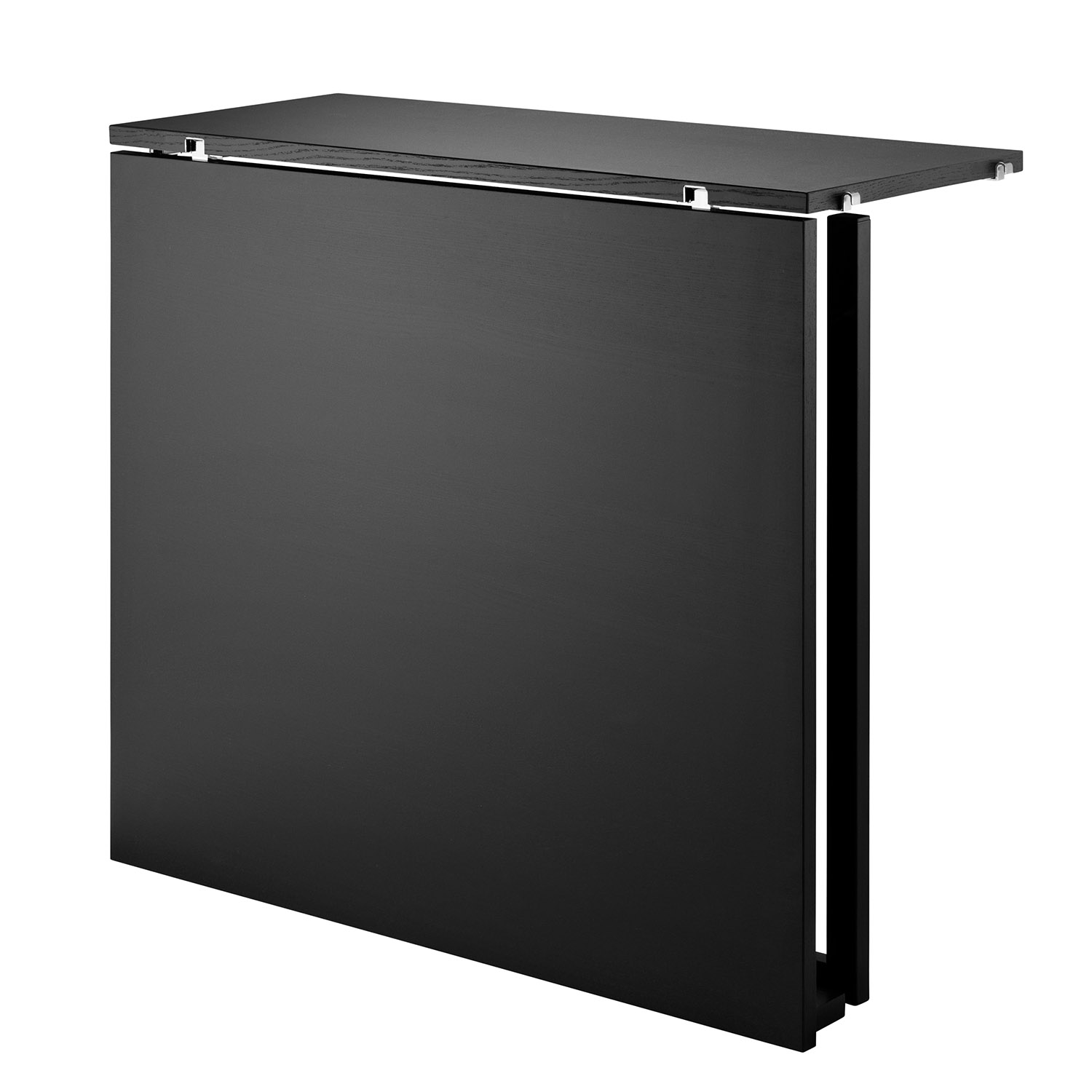 Klapptisch schwarzgebeizt