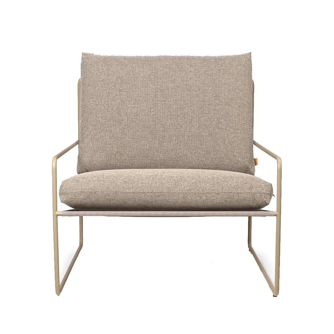 ferm living desert 1 sitzer sofa cashmere dark sand 90769