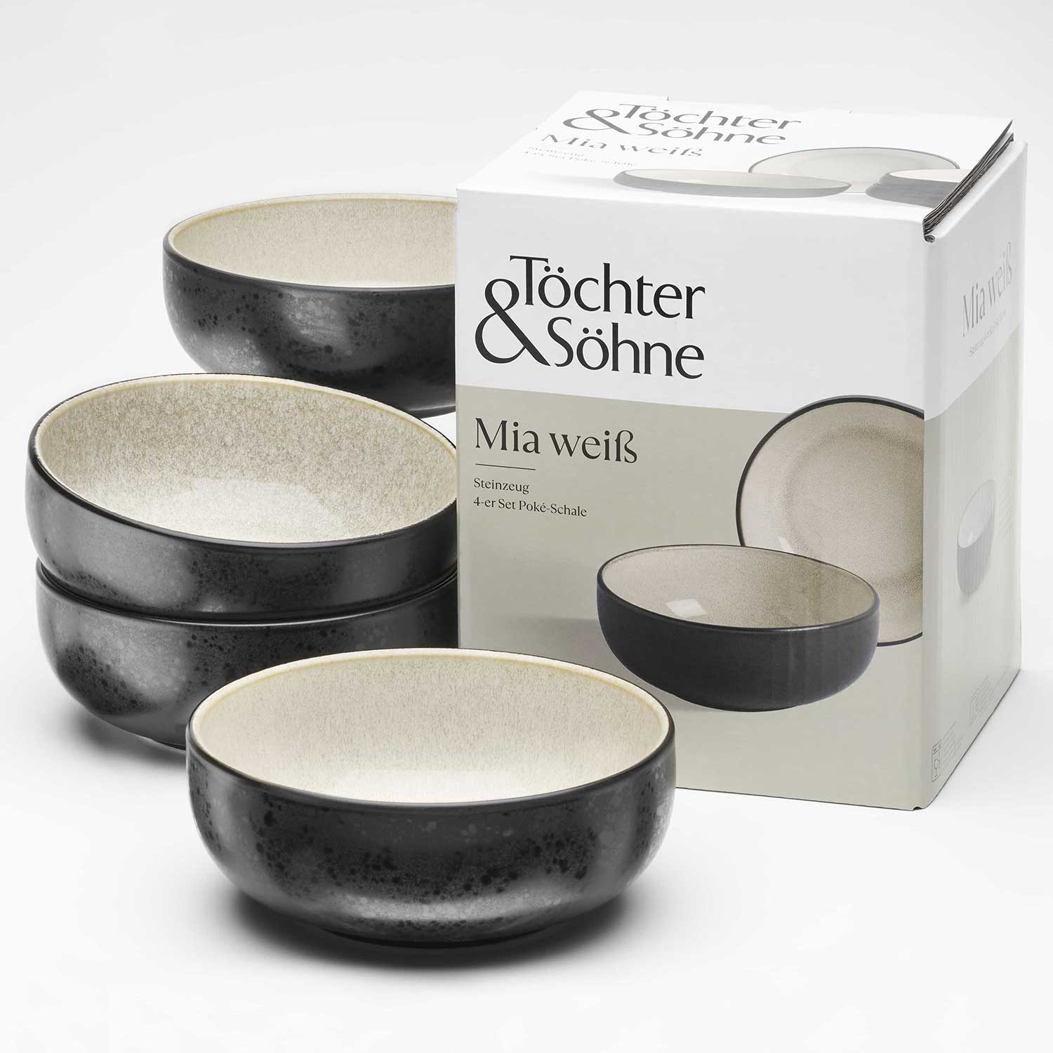 Töchter & Söhne - Mia Bowlschale 4er-Set grün