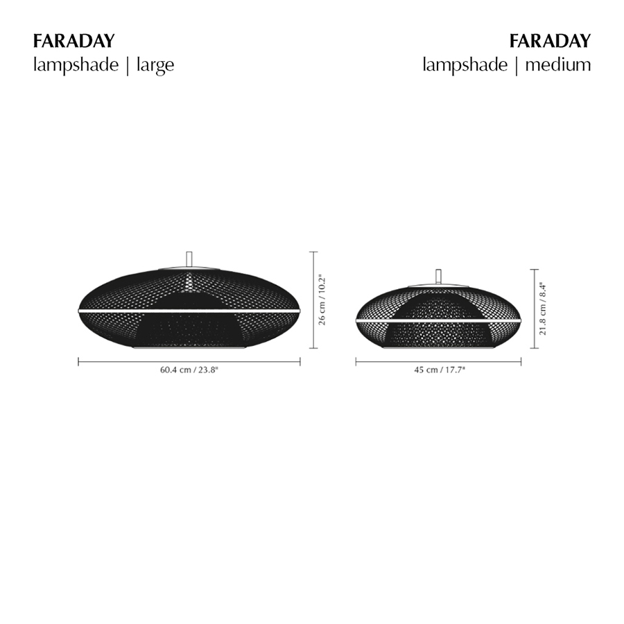 UMAGE - Faraday Leuchtenschirm messing large
